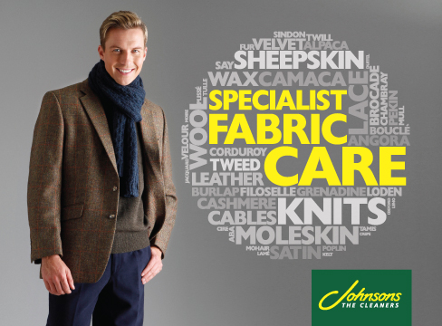 johnsons cleaners poster campaign autumn winter pure creative marketing leeds photography design