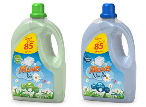 packaging design leeds pure creative marketing studio laundry liquid muvo no bio