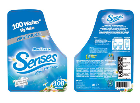 packaging design label pure creative marketing leeds fabric conditioner