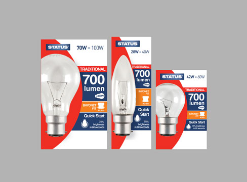 packaging design leeds uk pure studio commercial pack artwork light bulb