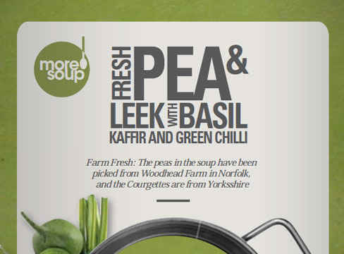 packaging design soup food commercial pure creative marketing leeds agency design award
