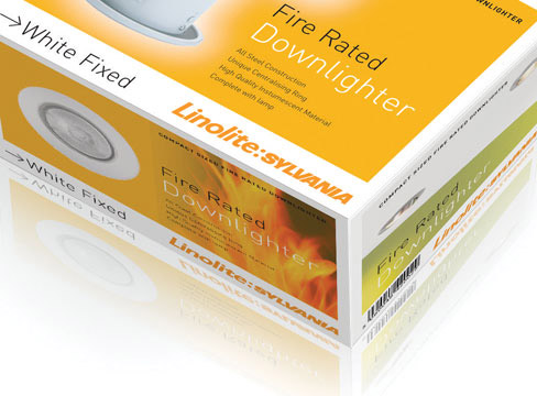 packaging design lighting box downlighter pure leeds web photography video
